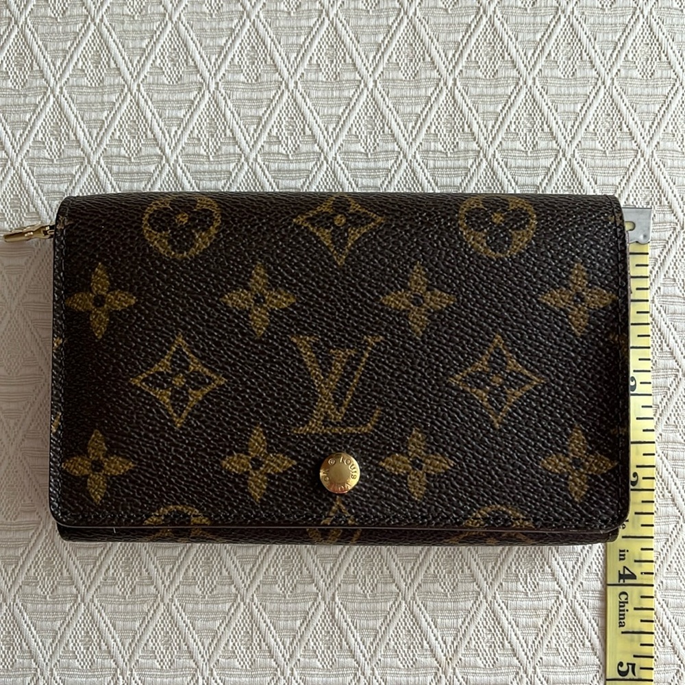 Louis Vuitton Monogram Porte Monnaie Billets Tresor Wallet EUC - Picture 13 of 17